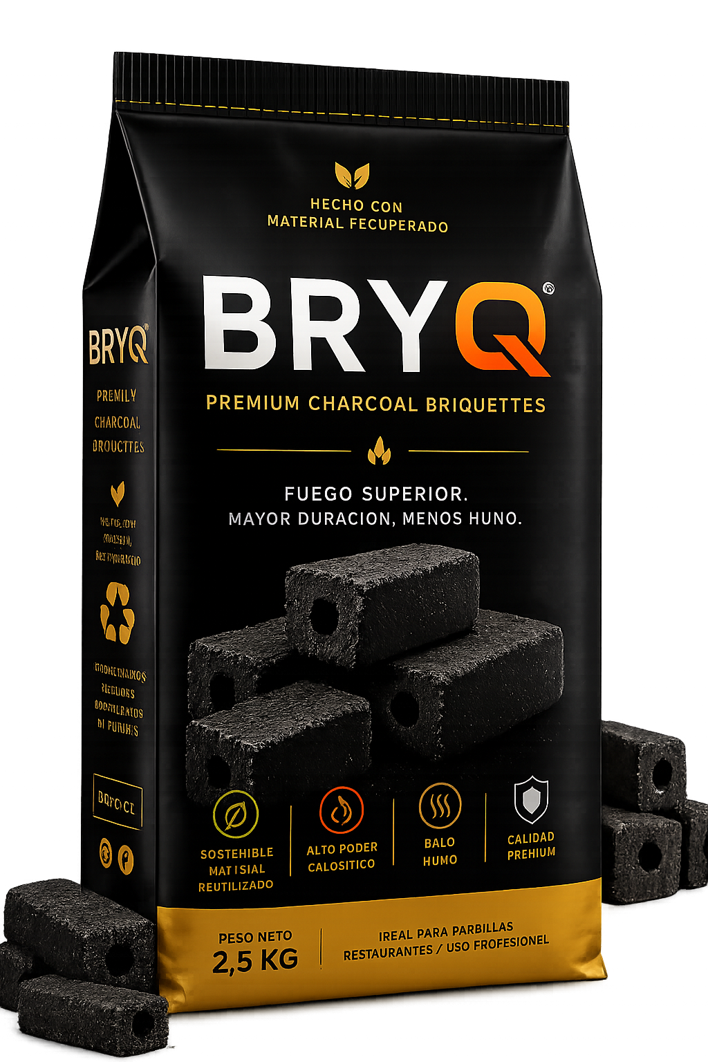Briquetas cuadradas BRYQ